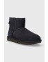 Ugg Semišové snehule Classic Mini II tmavomodrá farba 1016222 - Pepit.sk