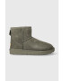 Ugg Semišové snehule Classic Mini II zelená farba 1016222 - Pepit.sk