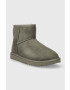 Ugg Semišové snehule Classic Mini II zelená farba 1016222 - Pepit.sk