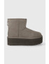 Ugg Semišové snehule Classic Mini Platform - Pepit.sk