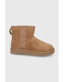 Ugg Semišové snehule Classic Mini Side Logo - Pepit.sk