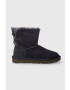 Ugg Semišové snehule Mini Bailey Bow II tmavomodrá farba 1016501 - Pepit.sk