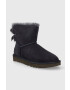 Ugg Semišové snehule Mini Bailey Bow II tmavomodrá farba 1016501 - Pepit.sk