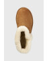 Ugg Semišové snehule W Classic Mini Heritage Fluff hnedá farba - Pepit.sk