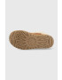 Ugg Semišové snehule W Classic Mini Heritage Fluff hnedá farba - Pepit.sk