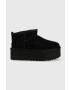 Ugg Semišové snehule W Classic Ultra Mini Platform - Pepit.sk