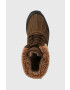 Ugg Semišové topánky Adirondack Boot III Tipped dámske hnedá farba na plochom podpätku jemne zateplené 1143845 - Pepit.sk