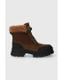 Ugg Topánky Ashton Addie Tipped dámske hnedá farba na platforme jemne zateplené 1143858 - Pepit.sk