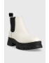 Ugg Topánky chelsea Ashton Chelsea dámske biela farba na plochom podpätku 1130515.WHT - Pepit.sk