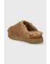 Ugg Vlnené papuče Fuzz Sugar Slide hnedá farba 1135132 - Pepit.sk