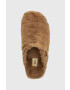 Ugg Vlnené papuče Fuzz Sugar Slide hnedá farba 1135132 - Pepit.sk