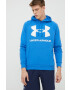 Under Armour Mikina 1356317-100 dámska fialová farba s kapucňou jednofarebná - Pepit.sk