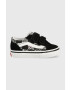 Vans Detské semišové tenisky TD Old Skool V ZEBR BLACK čierna farba - Pepit.sk