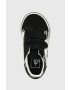 Vans Detské semišové tenisky TD Old Skool V ZEBR BLACK čierna farba - Pepit.sk