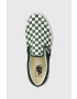 Vans Detské tenisky JN Classic Slip-On zelená farba - Pepit.sk