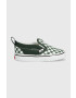 Vans Detské tenisky TD Slip-On V zelená farba - Pepit.sk