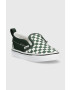 Vans Detské tenisky TD Slip-On V zelená farba - Pepit.sk