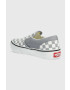 Vans Detské tenisky UY Classic Slip On CTHR CHBD TRDWN šedá farba - Pepit.sk