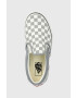 Vans Detské tenisky UY Classic Slip On CTHR CHBD TRDWN šedá farba - Pepit.sk