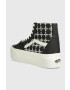 Vans Tenisky SK8-Hi Tapered Stackform VN0A5JMKBMA1-BLACK dámske šedá farba VN0A5JMKBMA1 - Pepit.sk