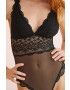 women'secret Body BODYLETTE & BRALETTE 1 čierna farba priesvitné jednofarebné 4035237 - Pepit.sk