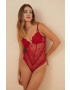 women'secret Body XMAS RED červená farba čipkované jednofarebné 7916356.357.358 - Pepit.sk