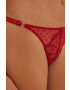 women'secret Tangá XMAS RED červená farba 5356450 - Pepit.sk