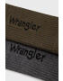 Wrangler Ponožky (2-pak) pánske zelená farba - Pepit.sk