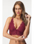 Gossard Podprsenka Superboost Lace Cranberry nevystužená - Pepit.sk