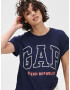 GAP Logo Czeach Republic easy short sleeve tee Tričko Modrá - Pepit.sk