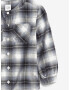 GAP Oversize Flannel Košeľa detská Šedá - Pepit.sk