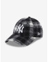 New Era New York Yankees Plaid 9Forty Šiltovka Čierna - Pepit.sk