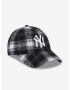 New Era New York Yankees Plaid 9Forty Šiltovka Čierna - Pepit.sk