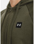 Under Armour UA Rival Fleece 1/2 Zip HD Mikina Zelená - Pepit.sk