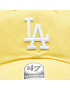 47 Brand Šiltovka MLB Los Angeles Dodgers '47 CLEAN UP B-RGW12GWSNL-MZB Žltá - Pepit.sk