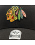 47 Brand Šiltovka NHL Chicago Blackhawks Ballpark Snap '47 MVP H-BLPMS04WBP-BKA Čierna - Pepit.sk