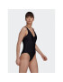 adidas Bikiny Iconisea 3-Stripes Swimsuit HI1082 Čierna Fitted Fit - Pepit.sk