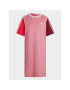 adidas Každodenné šaty Essentials 3-Stripes Single Jersey Boyfriend Tee Dress IC1461 Ružová Loose Fit - Pepit.sk