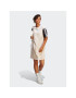 adidas Každodenné šaty Essentials 3-Stripes Single Jersey Boyfriend Tee Dress IC1462 Béžová Loose Fit - Pepit.sk