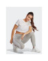 adidas Legíny Essentials 3-Stripes High-Waisted Single Jersey Leggings IC7152 Sivá - Pepit.sk