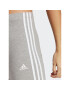 adidas Legíny Essentials 3-Stripes High-Waisted Single Jersey Leggings IC7152 Sivá - Pepit.sk