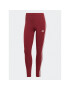 adidas Legíny Essentials 3-Stripes High-Waisted Single Jersey Leggings IC9903 Červená - Pepit.sk