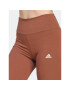 adidas Legíny ESSENTIALS HIGH-WAISTED LOGO IM2858 Hnedá Tight Fit - Pepit.sk