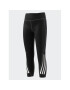 adidas Legíny Training AEROREADY 3-Stripes High-Rise 7/8 Optime Pocket Leggings IJ7121 Čierna - Pepit.sk