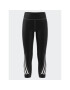 adidas Legíny Training AEROREADY 3-Stripes High-Rise 7/8 Optime Pocket Leggings IJ7121 Čierna - Pepit.sk