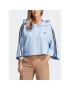 adidas Mikina Crop Hoodie IC5460 Modrá - Pepit.sk