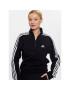 adidas Mikina Essentials 3-Stripes Quarter-Zip Sweatshirt IC8780 Čierna Regular Fit - Pepit.sk