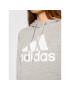 adidas Mikina Essentials Logo GL0719 Sivá Standard Fit - Pepit.sk