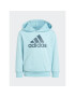 adidas Mikina Essentials Logo IJ6375 Modrá Regular Fit - Pepit.sk