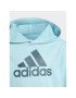 adidas Mikina Essentials Logo IJ6375 Modrá Regular Fit - Pepit.sk